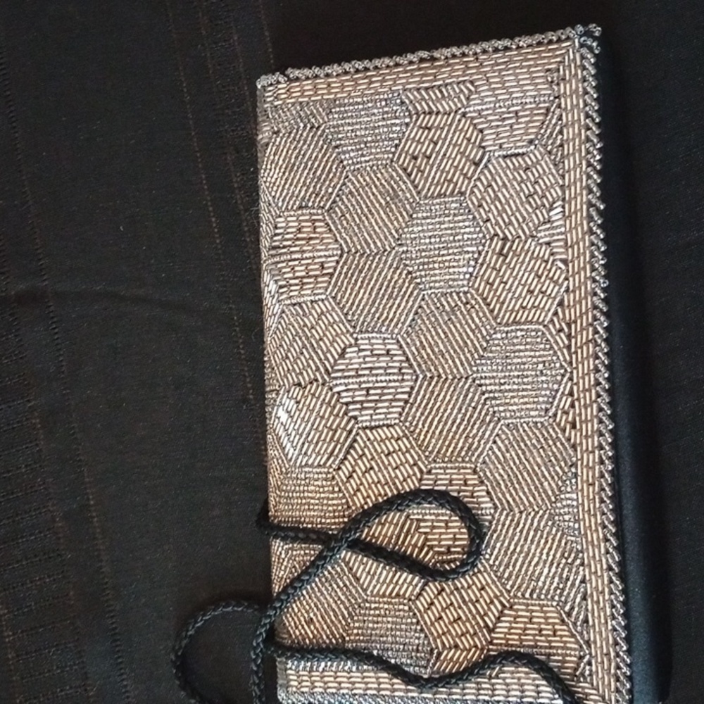 Andre Cellini beaded clutch bag